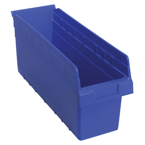 Bacs pour &eacute;tag&egrave;re Store-Max, 6-5/8" la x 8" H x 17-7/8" p, Bleu, Capacit&eacute; 56 lb Chandler Sales