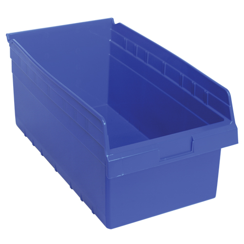 Bacs pour &eacute;tag&egrave;re Store-Max, 11-1/8" la x 8" H x 17-7/8" p, Bleu, Capacit&eacute; 56 lb Chandler Sales