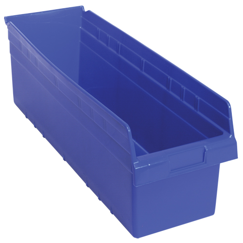 Bacs pour &eacute;tag&egrave;re Store-Max, 8-3/8" la x 8" H x 23-5/8" p, Bleu, Capacit&eacute; 68 lb Chandler Sales