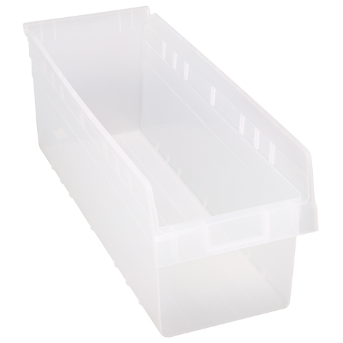 Bacs pour &eacute;tag&egrave;re Store-Max, 8-3/8" la x 8" H x 23-5/8" p, Transparent, Capacit&eacute; 68 lb Chandler Sales