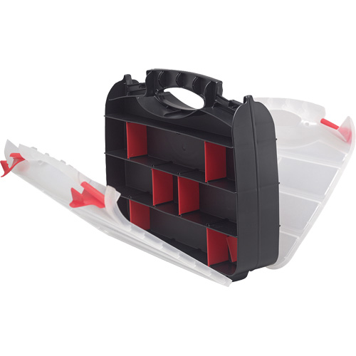 Plastic Compartment Box, 10.25" W x 12.25" D x 3" H, 32 Compartments Chandler Sales