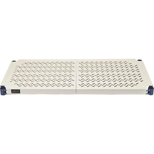 &eacute;tag&egrave;re en fils m&eacute;talliques avec tablettes en plastique, Cadre en fils m&eacute;talliques avec tablettes en plastique, Sans boulons, Capacit&eacute; 600 lb, 30" la x 72" h x 18" p Chandler Sales