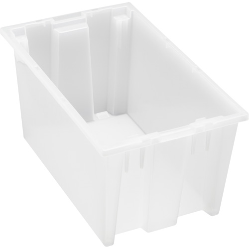 Contenant robuste Stack & Nest, 9" x 11" x 18", Transparent Chandler Sales