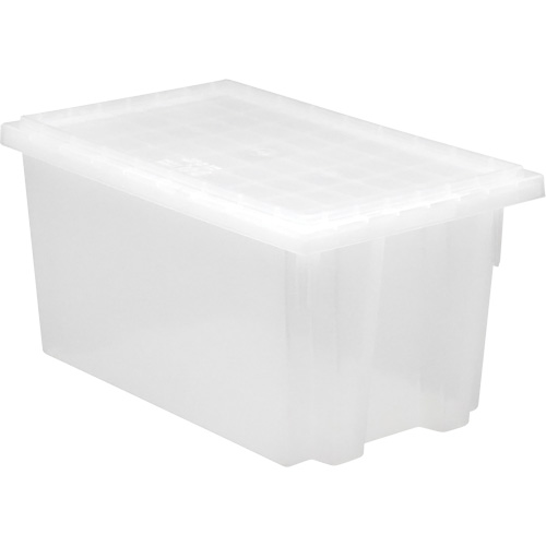 Contenant robuste Stack & Nest, 10" x 19,5" x 23,5", Transparent Chandler Sales
