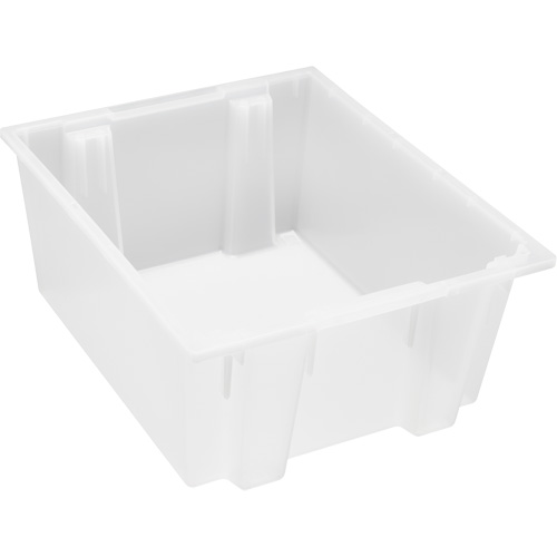 Contenant robuste Stack & Nest, 10" x 19,5" x 23,5", Transparent Chandler Sales