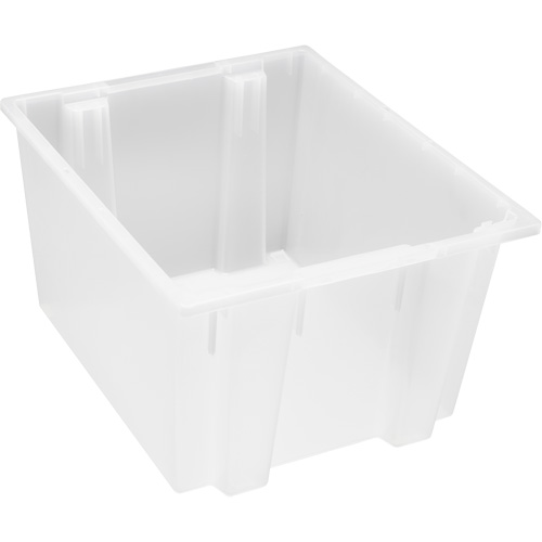 Contenant robuste Stack & Nest, 13" x 19,5" x 23,5", Transparent Chandler Sales