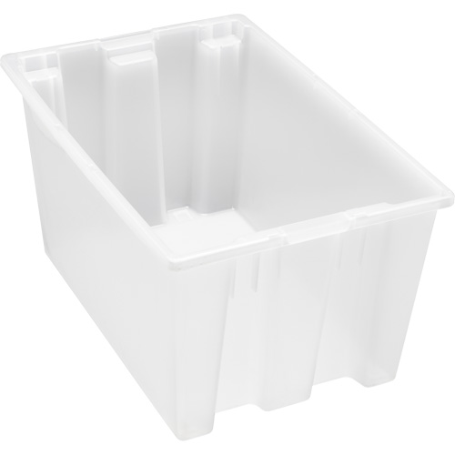 Contenant robuste Stack & Nest, 15" x 19,5" x 29,5", Transparent Chandler Sales