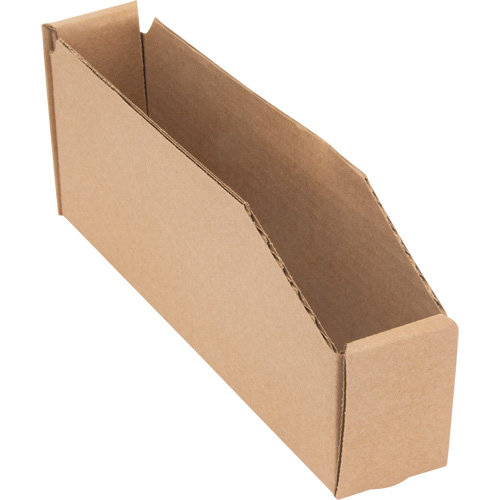 Boîtes profondes en carton ondul&eacute;, 1-15/16" la x 11-1/4" p x 4-1/2" h, Beige Chandler Sales
