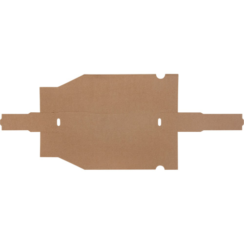 Boîtes profondes en carton ondul&eacute;, 1-15/16" la x 11-1/4" p x 4-1/2" h, Beige Chandler Sales