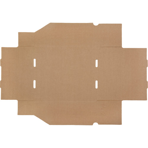 Boîtes profondes en carton ondul&eacute;, 11-3/4" la x 11-1/4" p x 4-1/2" h, Beige Chandler Sales