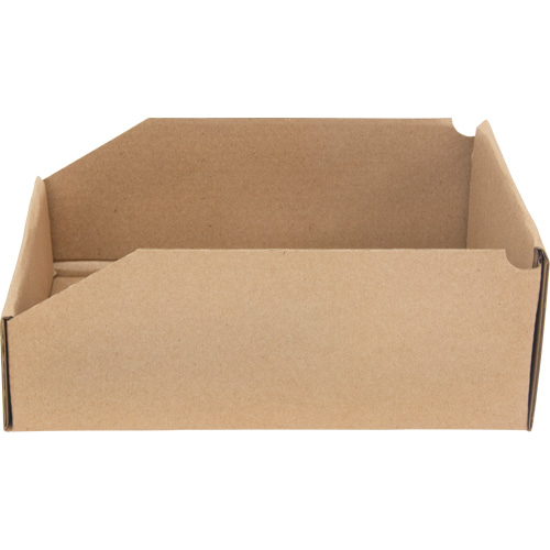 Boîtes profondes en carton ondul&eacute;, 8-3/4" la x 11-1/4" p x 4-1/2" h, Beige Chandler Sales