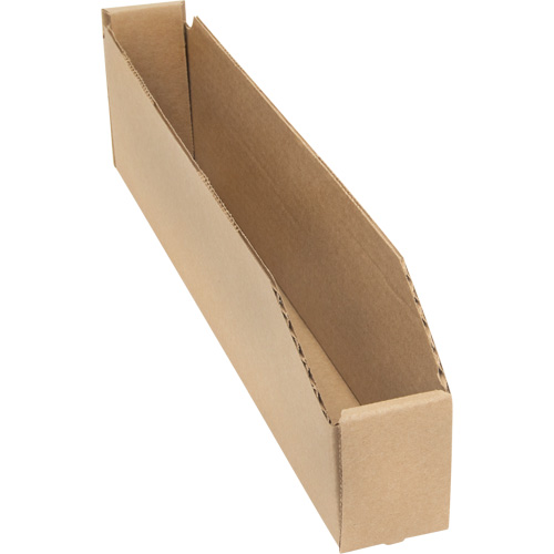 Boîtes profondes en carton ondul&eacute;, 2-7/8" la x 17-1/4" p x 4-1/2" h, Beige Chandler Sales