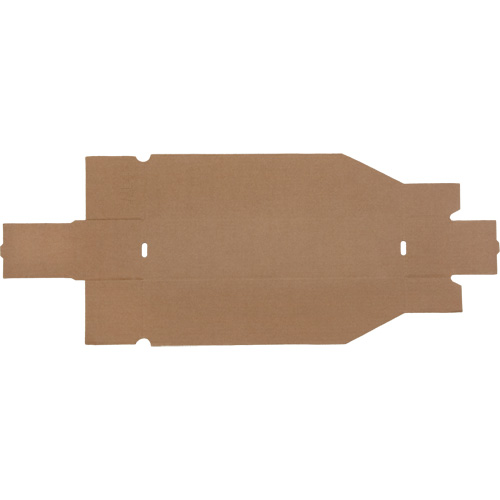 Deep Corrugated Parts Bins, 3-3/4" W x 17-1/4" D x 4-1/2" H, Beige Chandler Sales
