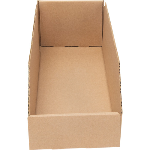 Boîtes profondes en carton ondul&eacute;, 5-3/4" la x 17-1/4" p x 4-1/2" h, Beige Chandler Sales