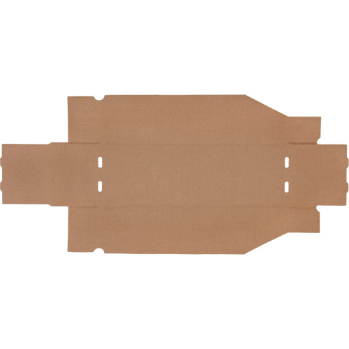 Boîtes profondes en carton ondul&eacute;, 5-3/4" la x 17-1/4" p x 4-1/2" h, Beige Chandler Sales