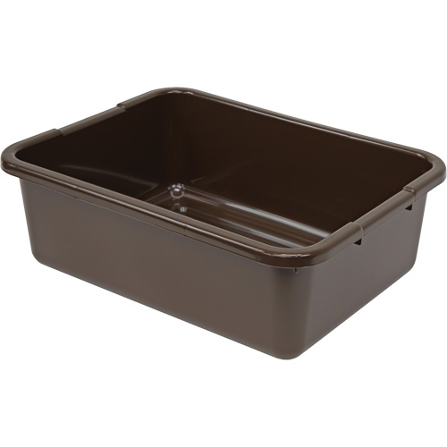 Bac d'entreposage tout usage &agrave; fond rainur&eacute;, 7" ha x 15" p x 21" lo, Plastique, Brun Chandler Sales