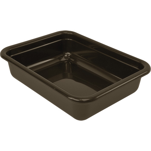 Bac d'entreposage tout usage &agrave; fond plat, 5" ha x 17" p x 22" lo, Plastique, Gris Chandler Sales