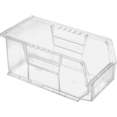 Crystal Clear Ultra Bins, 5-1/2" W x 5" H x 10-7/8" D, Clear Chandler Sales