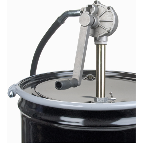 Rotary Type Drum Pump, Aluminum, Fits 15-55 Gal., 6-3/4 oz. per revolution Chandler Sales