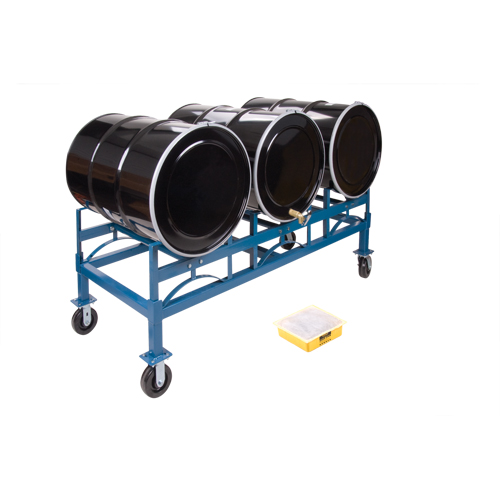 Porte-barils empilables, 3 barils, Capacit&eacute; de 2400 lb, 71-1/2" la x 30" p x 12-1/2" h Chandler Sales