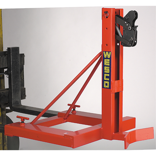 Gator Grip Forklift Attachment for Drum Handling, For 30 US Gal. (25 Imperial Gal.) / 50 US Gal. (41.6 Imperial Gal.) / 80 US Gal. (66.6 Imperial Gal.) Chandler Sales
