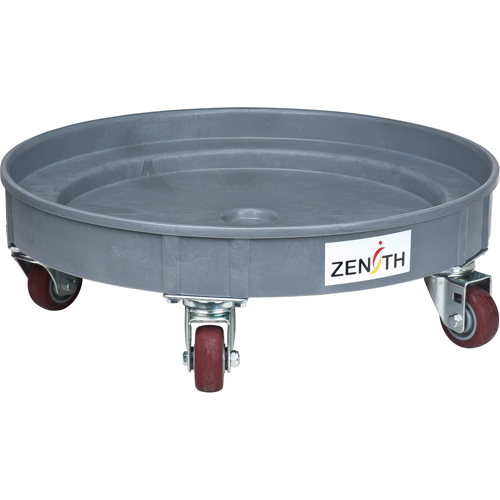 Socle roulant pour baril de confinement des fuites, 24,25" dia. X 7,625" h, Cap. de d&eacute;versement 1,5 gal. US Chandler Sales