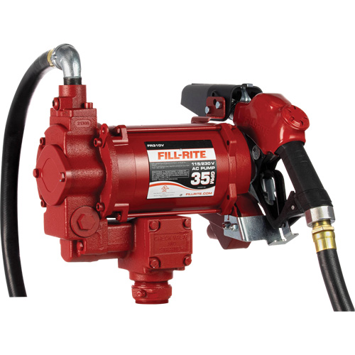 Pompes c. a. utilitaires &agrave; soupape rotative avec embout, 115/230 V, 35 gal./min Chandler Sales
