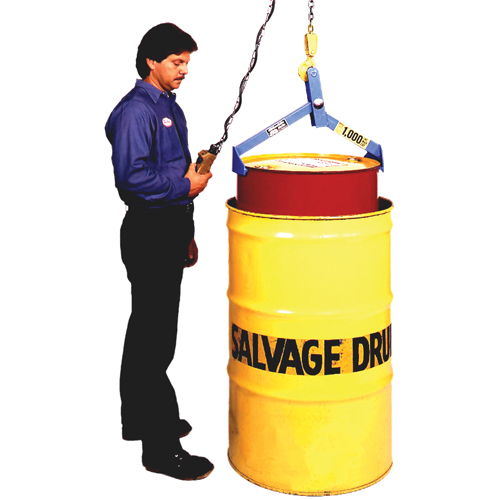 Drum & Overpack Lifter, 55 -85 US gal. (45 -70 Imperial Gal.), 1000 lbs./454 kg Cap. Chandler Sales