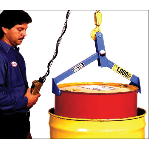 Drum & Overpack Lifter, 55 -85 US gal. (45 -70 Imperial Gal.), 1000 lbs./454 kg Cap. Chandler Sales