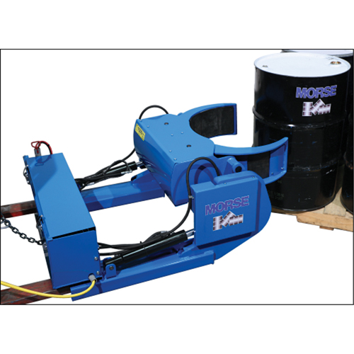 Grip+Go Power-Grip Fork Mount Drum Handler, 15 - 55 US Gal. (12.5 - 45 Imperial Gal.) Drum Size, 1500 lbs./680 kg Cap. Chandler Sales