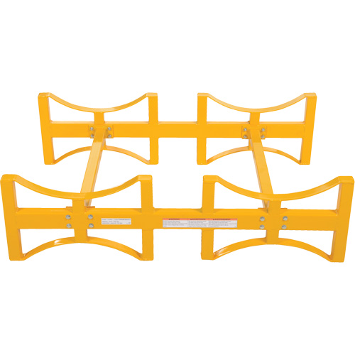 Steel Stackable Drum Rack, 2 Drums, 1600 lbs. Capacity, 45-1/2" W x 29-7/8" D x 12-3/4" H Chandler Sales