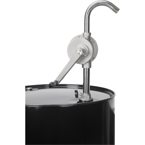 Rotary Type Drum Pump, Stainless Steel, Fits 55 Gal., 12 oz./Stroke Chandler Sales
