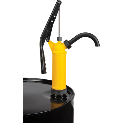 Pompe &agrave; baril de type levier, Polypropyl&egrave;ne, 14 oz/course, Pour barils de 5-55 gal. Chandler Sales
