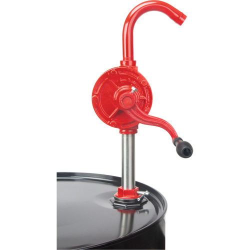 Rotary Type Drum Pump, Cast Iron/Steel, Fits 30-55 Gal., 8 oz./Stroke Chandler Sales