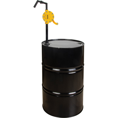 Pompe rotative pour baril, Polypropyl&egrave;ne, Pour capacit&eacute; 15 - 55 gal. US, 8 oz/course Chandler Sales
