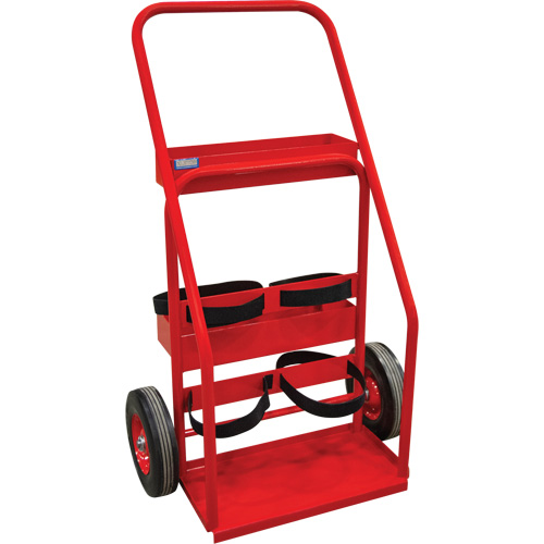 Hot Works Fire Prevention Cart, Semi-Pneumatic Wheels, 17.75" W x 8.9" L Base, 100 lbs. Chandler Sales
