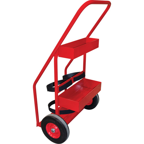 Hot Works Fire Prevention Cart, Semi-Pneumatic Wheels, 17.75" W x 8.9" L Base, 100 lbs. Chandler Sales
