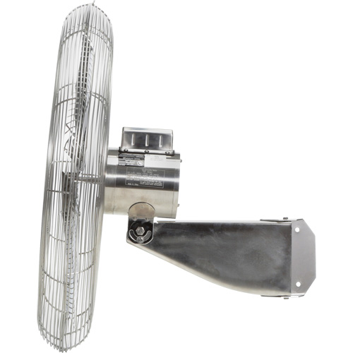 Ventilateurs en acier inoxydable lavables &agrave; grande eau pour service alimentaire, Industriel, 1 vitesses, Diam&egrave;tre de 20" Chandler Sales