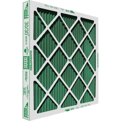 Filtre &agrave; panneau de grande capacit&eacute; 30/30, Sac, MERV 8, 16" la x 1" p x 16" h Chandler Sales