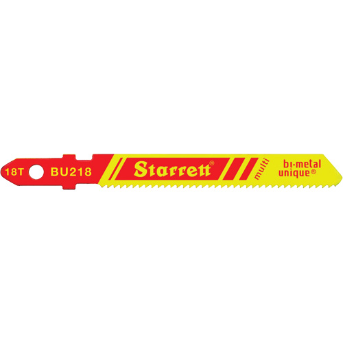 Lames pour scie sauteuse Unified Shank, Bim&eacute;tal, 2" lo, 18 dents par pouce Chandler Sales