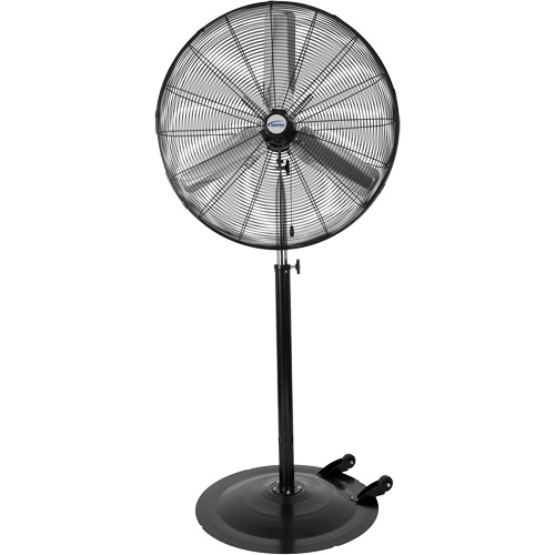 Oscillating Pedestal Fan with Casters, Industrial, 3 Speed, 30" Diameter Chandler Sales