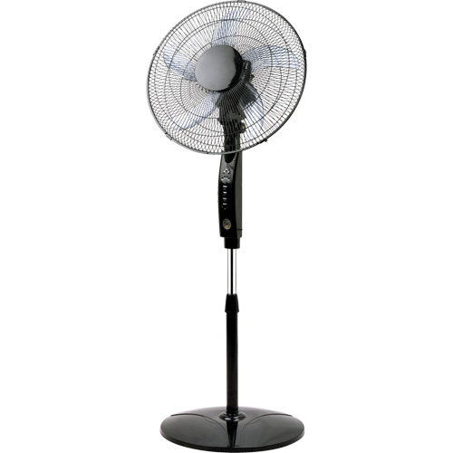 Oscillating Pedestal Fan with Remote Control, Commercial, 3 Speed, 16" Diameter Chandler Sales