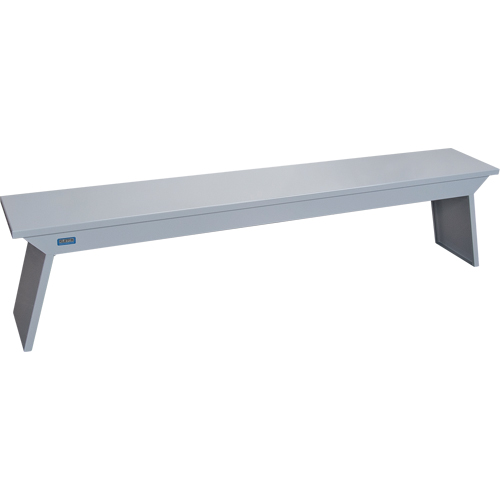 Locker Room Benches, Steel, 72" L x 12" W x 17" H Chandler Sales