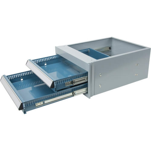 Double-Drawer Workbench, Steel, 18" W x 21" D x 9" H Chandler Sales