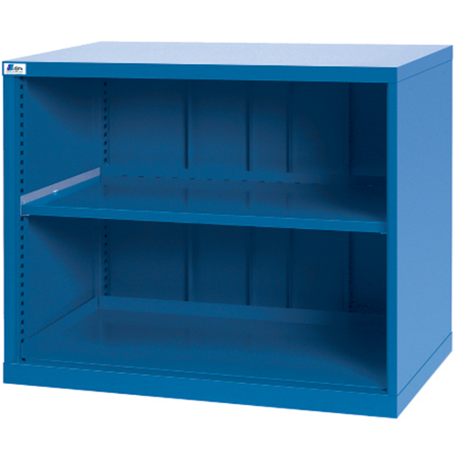 Shelf Cabinets, Steel, 33-1/2" H x 40-1/4" W x 22-1/2" D, Bright blue Chandler Sales