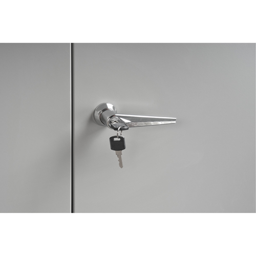 Pupitre d'atelier de style armoire, 34-1/2" la x 30" p x 53" h, Gris Chandler Sales