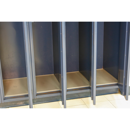 Locker Base Insert, Fits Locker Size 12" x 18", Beige, Plastic Chandler Sales