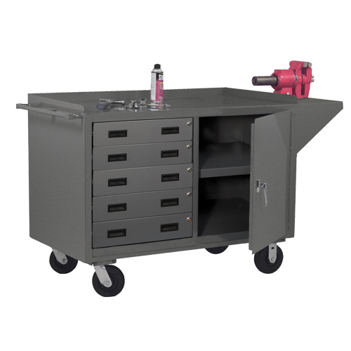Mobile Workbench Cabinet, Steel Surface Chandler Sales