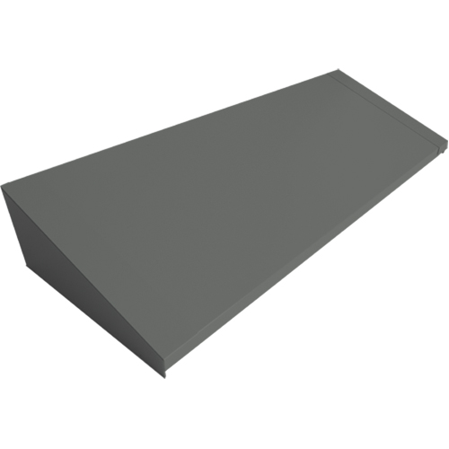 Dessus inclin&eacute; pour casiers robustes enti&egrave;rement soud&eacute; Concorde, Bloc de 4, 18" p x 48" la x 6" ha, Acier Chandler Sales