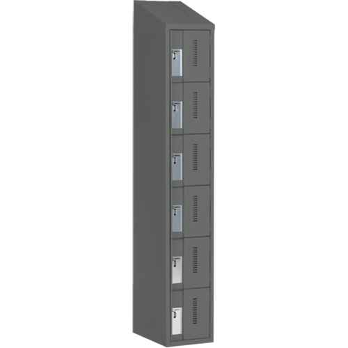 Casiers robustes Concorde, 6 niveaux, 12" x 18" x 78", Acier, Charbon, Soud&eacute; (assembl&eacute;) Chandler Sales